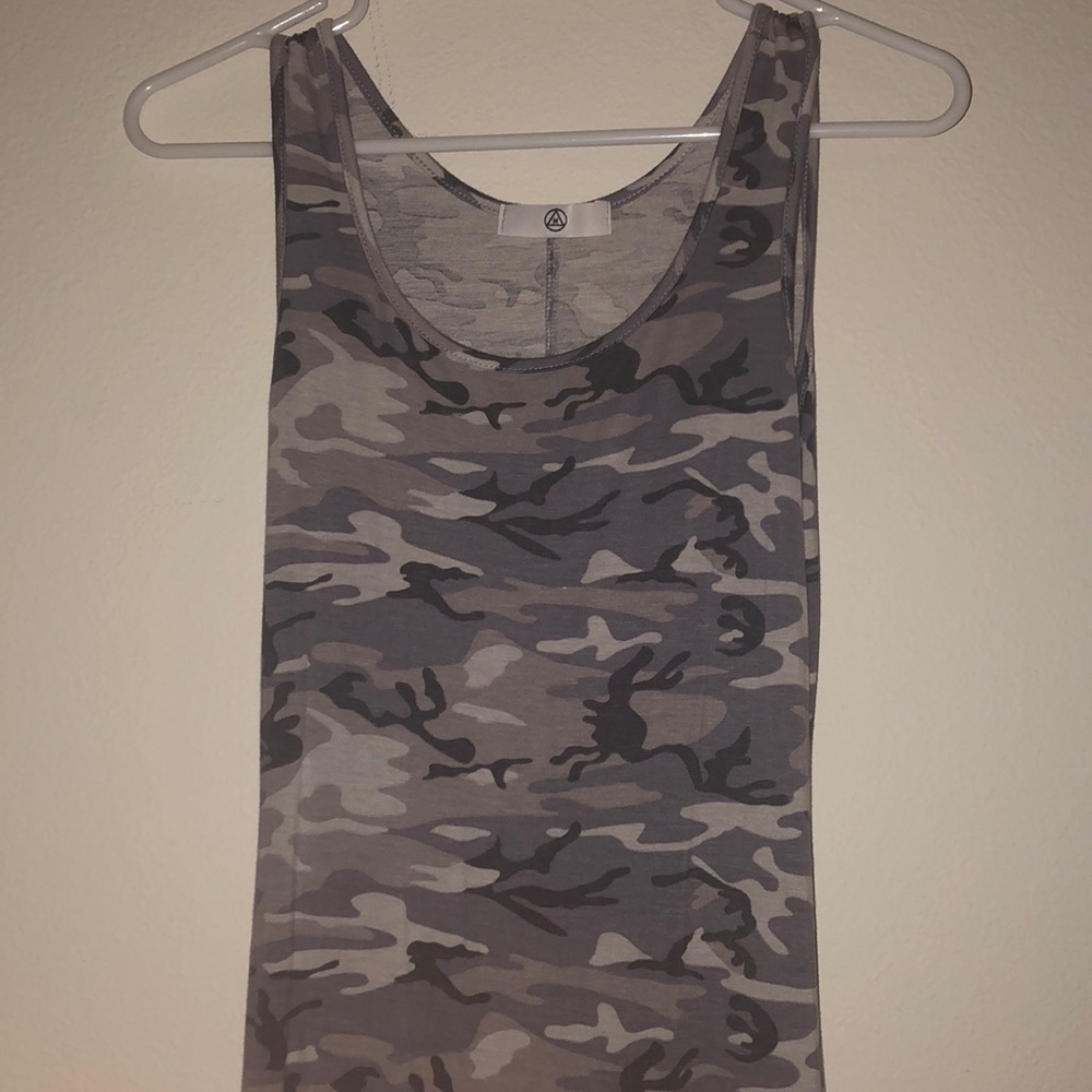 Gray Camo Romper